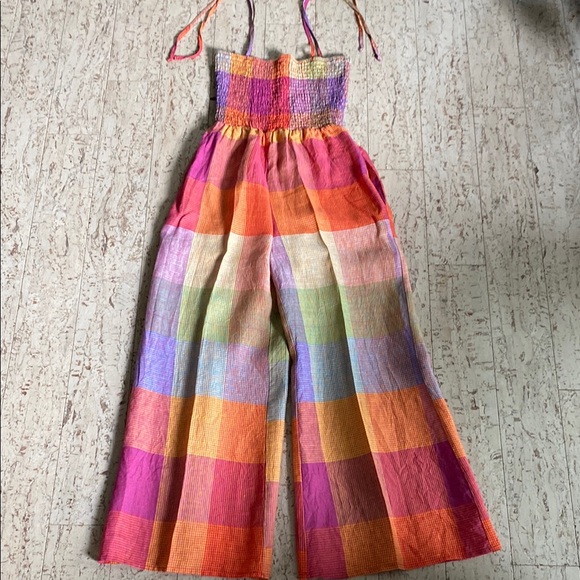 Anthropologie Pants - Anthropologie Multicolor Plaid Jumpsuit